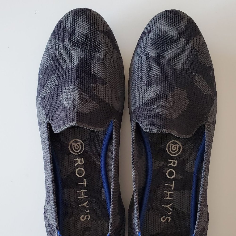 Rothy's RARE Grey Camo Loafer - 7.5
